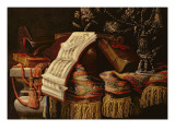 Still Life with a Book of Sheet Music Lámina giclée por Francesco Fieravino Still Life with a Book of Sheet Music Lámina giclée por Francesco Fieravino