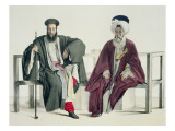 A Greek Priest and a Turk, Engraved by the Thierry Brothers, 1825 Giclee Print by Louis Dupre