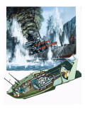 The Mighty Midgets, the Story of the Submarine, 1981 Giclée-tryk af Mike Tregenza The Mighty Midgets, the Story of the Submarine, 1981 Giclée-tryk af Mike Tregenza