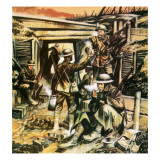 Into Battle: the Worst Five Miles in the World Giclee Print by Ron Embleton