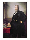 President Benjamin Harrison Giclee Print by American School 