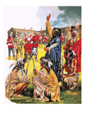 Tales of the Canadian Mounties: the Long March Giclee Print by Mcbride 
