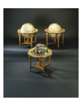A Rare 18th Century Globe Triplet, Nuremburg Giclee Print by Johann Georg Klinger