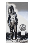 Soldier in Uniform of the Imperial Guard Giclee Print by Gerry Embleton