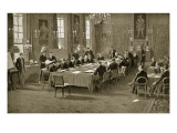 Signing the Treaty of London, 1913 Giclee Print by Samuel Begg