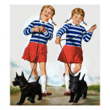 T Is for Twin, Illustration from 'Treasure' Giclee Print by Clive Uptton