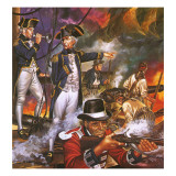 Nelson in the Battle of Trafalgar Giclee Print by Ron Embleton