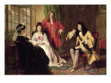 Lord Foppington Relating His Adventures Giclee Print by William Powell Frith