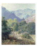 View of the San Gabriel Mountains Giclee Print by Rose 