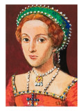 Queen Elizabeth as a Young Woman reproduction procédé giclée par Clive Uptton