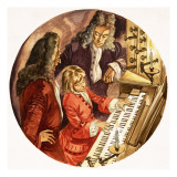 When They Were Young: Handel the Musician Giclee Print by Peter Jackson