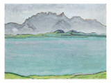 The Stockhorn Mountains and Lake Thun, 1911 Impressão giclée por Ferdinand Hodler