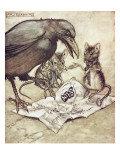 Preposterous!" Cried Solomon in a Rage" Giclée-Druck von Arthur Rackham