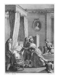 The Visit of the Doctor from Boson Giclee Print by Jean Michel Moreau The Younger