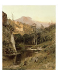Mount Tamalpais from Lagunitas Creek, 1878 Giclee Print by William Keith