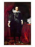 Portrait of George Villiers, 1st Duke of Buckingham Lámina giclée por Daniel Mytens