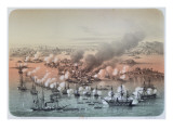 The Bombardment of Sveaborg, 5th August 1855, 1856 reproduction procédé giclée par Louis Le Breton