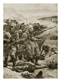 The Square at Abu Kru, January 19th 1885 Giclee Print by Stanley L. Wood