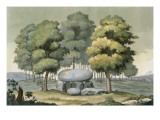 A Dolmen-Type Passage Grave of the Gauls Giclee-trykk av G. Bramati A Dolmen-Type Passage Grave of the Gauls Giclee-trykk av G. Bramati
