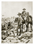 On the Track of the Matabele, 1893 Giclee Print by Richard Caton Woodville II