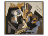 Cubist Still Life in Blue and Grey, C.1917 Giclee Print by Maria Blanchard