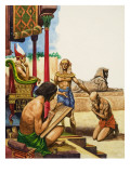 A Slave Is Brought before the Pharaoh Lámina giclée por Peter Jackson