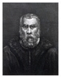 Tintoretto, Engraved by Delaistre reproduction procédé giclée par Jacopo Robusti Tintoretto