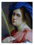 Self Portait as a Martyr, C.1615 Giclée-tryk af Artemisia Gentileschi