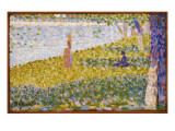 Women on the River Bank, C.1884-85 Giclee Print by Georges Seurat