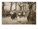 Charles I on His Way to Execution Giclee Print by Ernest Crofts
