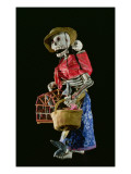 Figure for the Day of the Dead Giclee Print by Mexican School 