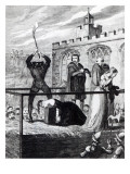 The Execution of Lady Jane Grey, 1840 reproduction procédé giclée par George Cruikshank