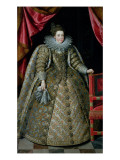 Portrait of Elisabeth of France reproduction procédé giclée par Frans Pourbus II