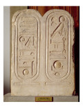 Relief with the Cartouche of Amenophis Iv Giclee Print by Egyptian 18th Dynasty 