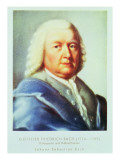 Portrait of Johann Sebastian Bach Giclee Print by Gottlieb Friedrich Bach