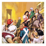 Paris at the Time of the French Revolution Giclee Print by Mcbride 