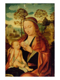 Mary with the Christ Child, Early 16th Century reproduction procédé giclée par Dutch School 