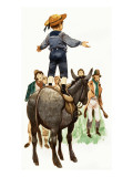 When They Were Young: Sir Winston Churchill reproduction procédé giclée par Peter Jackson