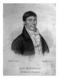 Dan Donnelly, Engraved by Percy Roberts Giclee Print by George Sharples