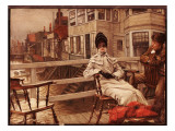 Waiting for the Boat at Greenwich reproduction procédé giclée par James Jacques Joseph Tissot