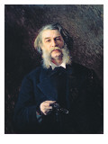 Portrait of Dmitri Vasilievich Grigorovich Giclee Print by Ivan Nikolaevich Kramskoy