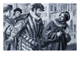 Samuel Taylor Coleridge and Edmund Kean Giclee Print by Paul Rainer