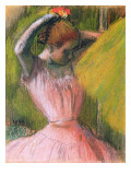 Dancer Arranging Her Hair, C.1900-12 Lámina giclée por Edgar Degas
