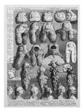 The Five Orders of Perriwigs, 1761 Giclee Print by William Hogarth