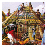 Proud Giants of Africa: the Batushi Giclee Print by English School 