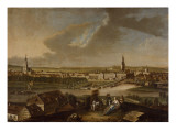 View over Potsdam from Brauhausberg, 1772 Giclee Print by Johann Friedrich Meyer