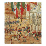 The Piazza of St. Marks, Venice Giclee Print by Maurice Brazil Prendergast The Piazza of St. Marks, Venice Giclee Print by Maurice Brazil Prendergast