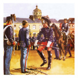 Dreyfus Being Publicly Humiliated Giclee Print by English School 