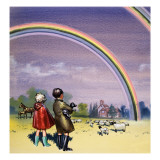 R for Rainbow, Illustration from 'Treasure', 1963 Giclee Print by John Worsley
