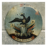 Shield of a Prussian Officer, 1764 Giclée-tryk af German School Shield of a Prussian Officer, 1764 Giclée-tryk af German School